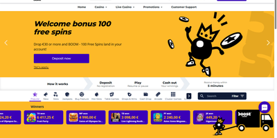 Aperçu du site Boost
