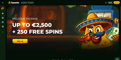 CasiNacho webbplatsförhandsvisning