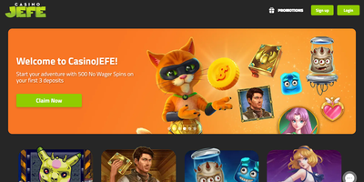 Превью сайта Casino JEFE