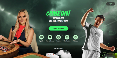 ComeOn! sitevoorbeeld