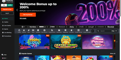 Aperçu du site Ninja