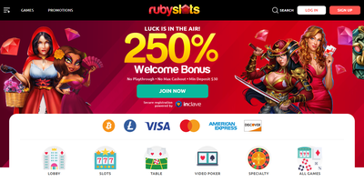 Seitenvorschau von Ruby Slots