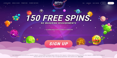معاينة Spin Galaxy للموقع